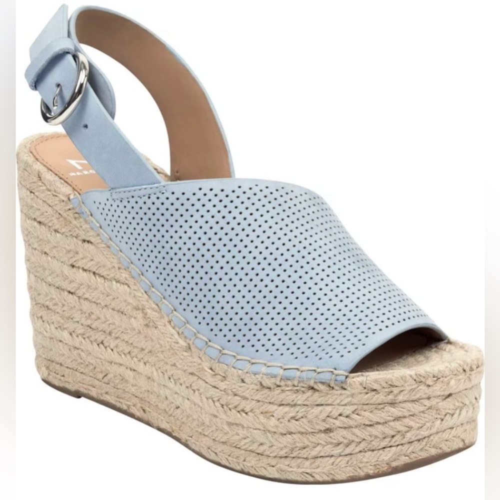 MARC FISHER Slingback espadrille wedges - Picture 3 of 13
